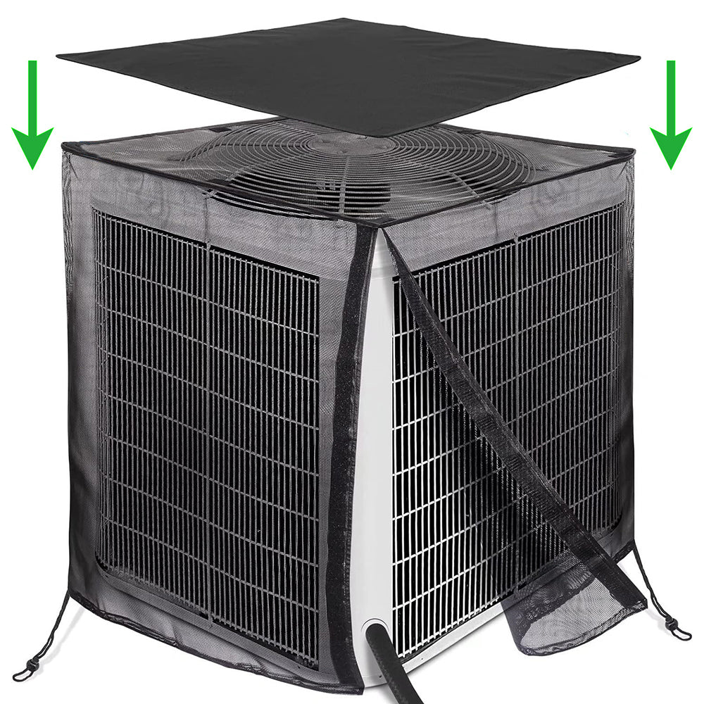 KG0268 Outdoor Snow-proof Air Conditioning Mesh Cover with Removable Top, Size S KG0268 Outdoor Snow-proof Air Conditioning Mesh Cover with Removable Top, Size S